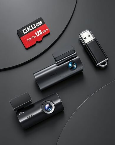 GKU 128GB Memory Card for Dash Cam with Card Reader, High Endurance Card for Daily Driving Recording and Loop Recording in Kuwait