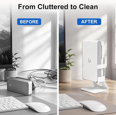 Metal Desk Stand for UniFi U7 PRO Wall,Desktop Stand with Non-Slip Pads in Kuwait