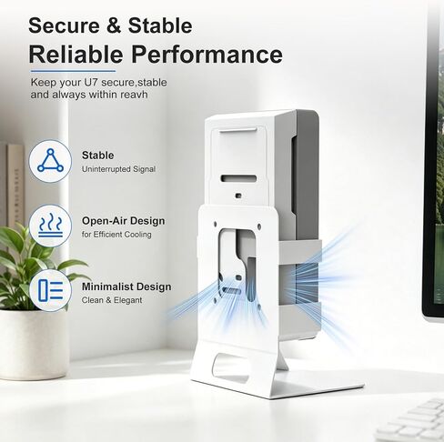 Metal Desk Stand for UniFi U7 PRO Wall,Desktop Stand with Non-Slip Pads in Kuwait
