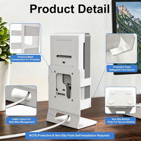 Metal Desk Stand for UniFi U7 PRO Wall,Desktop Stand with Non-Slip Pads in Kuwait