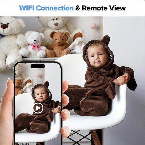 WiFi Hidden Camera Portable Charger - HD 1080P Wireless Nanny Cam for Home/Office Use - Night Vision in Kuwait