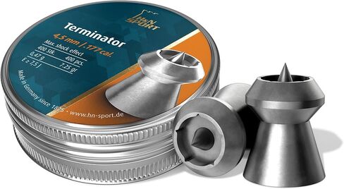 H&N Sport Terminator Hollowpoint Air Gun Pellets - Available in .177 Cal or .22 Cal in Kuwait