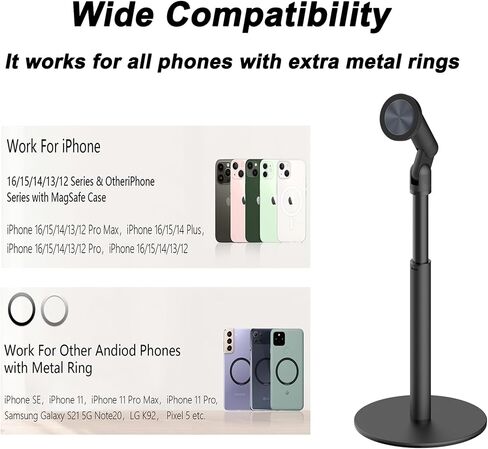 Magnetic Cell Phone Stand for MagSafe,Height Adjustable Holder for Desk in Kuwait