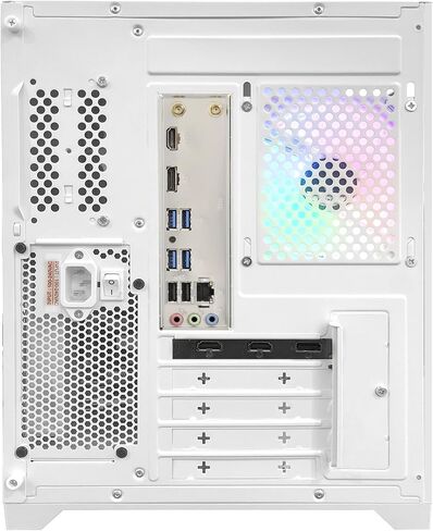 Gleaming Prebuilt Gaming PC Desktop - AMD Ryzen 5 9600X - GeForce RTX 5060 (8GB) - 32GB DDR5-2TB Storage (1TB PCIe NVMe + 1TB SATA) - Software Controlled ARGB Fans, Win 11 Tower Computer in Kuwait