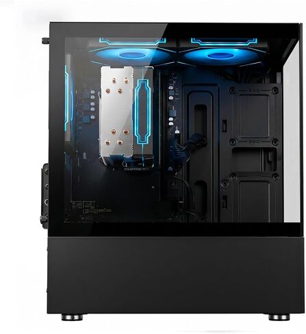 LXZ Gaming PC Desktop Ryzen 5 5600GT 6 core 3.6GHz, 16GB DDR4 RAM, 512GB NVMe SSD, Prebuilt Tower Computer with Wi-Fi & 400W Power Supply for Working, Home and Office in Saudi Arabia