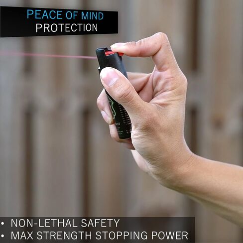 POLICE MAGNUM Mini Pepper Spray Self Defense Pocket Size Protection- Made in The USA- 6 Pack 1/2oz Safety Locks in Saudi Arabia