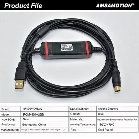 RCM-101-USB for IAI Cylinder Driver ACON PCON SCON Download Debugging Cable RCM-101 USB in Saudi Arabia