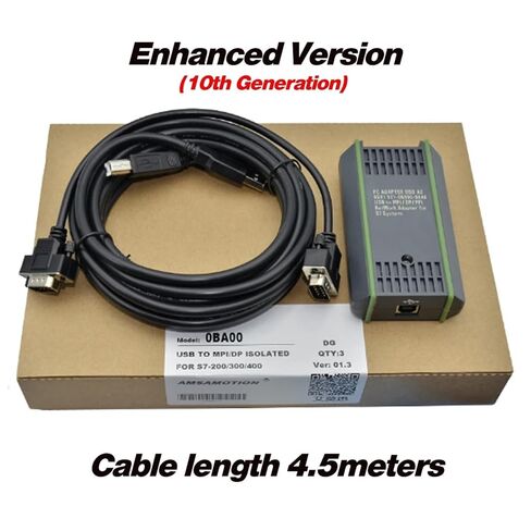 USB-MPI 6GK1 571-0BA00-0AA0 Programming Cable for S7-200/300/400 0BA00 PPI Isolated Version Network PC Adapter in Saudi Arabia