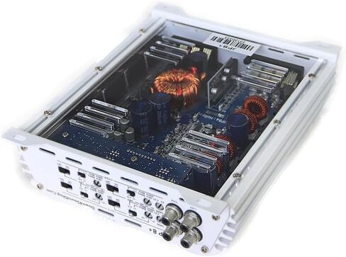 DOWN4SOUND JP84 - White Gloss | 400W RMS 4CH Amplifier in Saudi Arabia