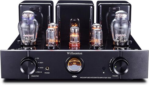 R300 Plus Tube Amplifier 300Bx2 Single-Ended Class A Integrated Amplifier Power Amplifier Headphones amp All in One in Kuwait