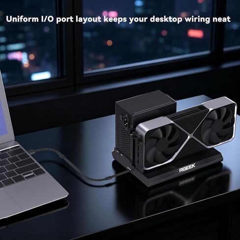 RGEEK OCuLink eGPU Dock PCIe 5.0 X4 128Gbps for External Graphics Card eGPU in Kuwait