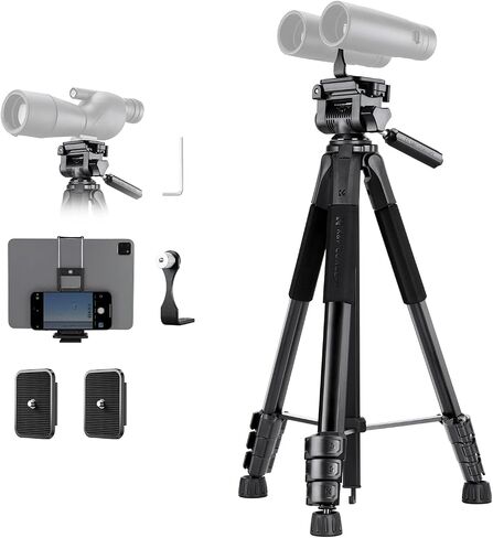 K&F CONCEPT Spotting Scope Tripod with Binocular Adapter in Kuwait