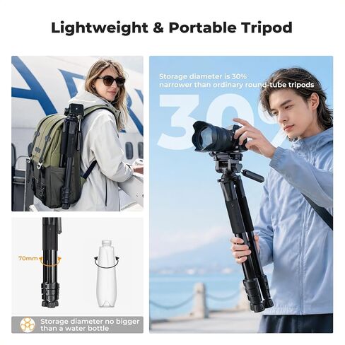 K&F CONCEPT Spotting Scope Tripod with Binocular Adapter in Kuwait