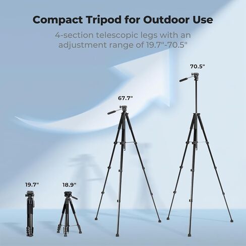 K&F CONCEPT Spotting Scope Tripod with Binocular Adapter in Kuwait