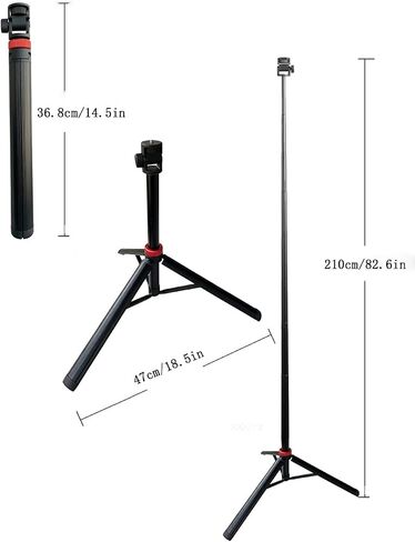Osmo Pocket 3 Tripod, 82" Action Camera Tripod Stand Selfie Stick in Kuwait
