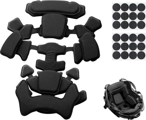 Qavctw Airsoft Tactical Helmet Pads Internal Replacement Memory Foam Pad Bike Helmet Accessories for ACH/MICH/IBH/PASGT/USMC/Airsoft in Saudi Arabia