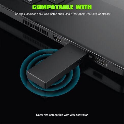 New Wireless Gaming Adapter for Xbox One Controllers - Connect to Windows PC, Laptop, or Tablet in Saudi Arabia