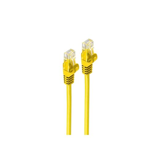 Shiverpeaks® BASIC-S Network Cable Ethernet LAN Patch Cable RJ45 U/UTP CAT 7 10 Gbit/s 600 MHz Yellow 5 m in Saudi Arabia