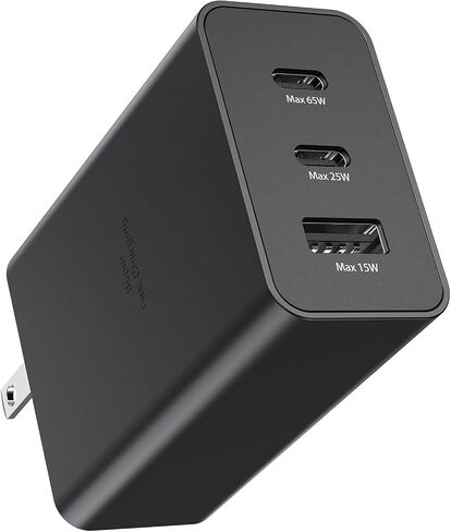 Samsung 65W 3-Port Super Fast Charging Wall Charger, GaN Adapter in Saudi Arabia