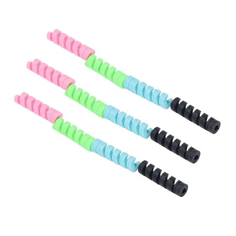 Asixxsix Cable Protector, Premium Silicone Spiral Cord Protector, Universal Charger with 20 Packs 4 Colors for Phone Laptop Earphone USB C Cables in Saudi Arabia