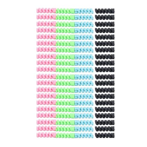 Asixxsix Cable Protector, Premium Silicone Spiral Cord Protector, Universal Charger with 20 Packs 4 Colors for Phone Laptop Earphone USB C Cables in Saudi Arabia