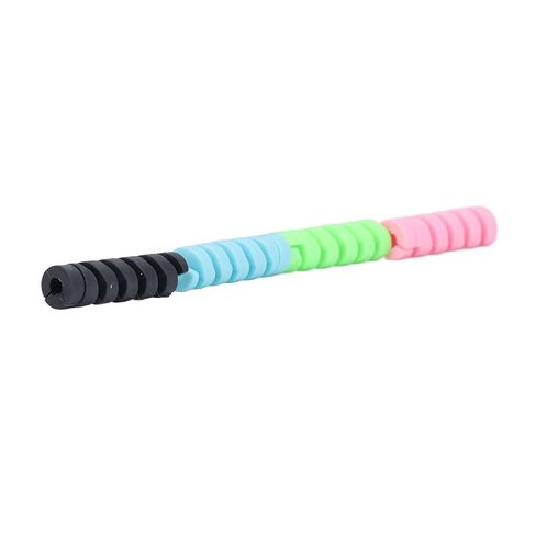 Asixxsix Cable Protector, Premium Silicone Spiral Cord Protector, Universal Charger with 20 Packs 4 Colors for Phone Laptop Earphone USB C Cables in Saudi Arabia