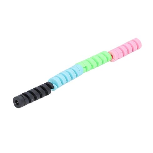 Asixxsix Cable Protector, Premium Silicone Spiral Cord Protector, Universal Charger with 20 Packs 4 Colors for Phone Laptop Earphone USB C Cables in Saudi Arabia