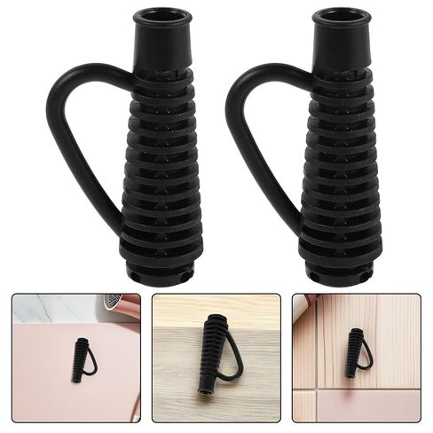 INOOMP 10pcs Hair Dryer Cord Protector Cord Strain Relief Boot, Plastic Material and 1.7cm Hole Diameter, Easy Installation for Blower Dryer Wire Protection in Barbershop and Home Styling in Saudi Arabia