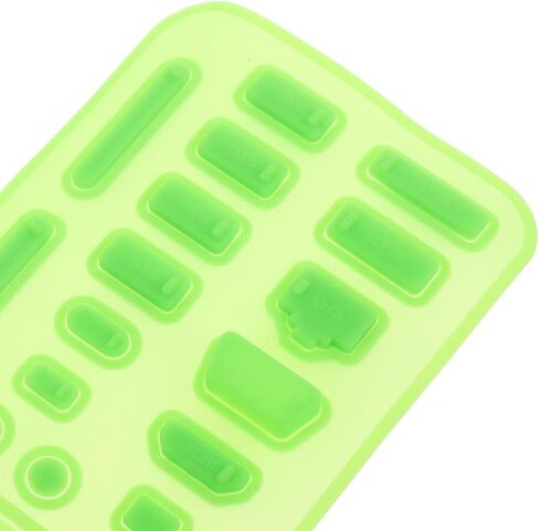 Uonlytech 3 Sets Green Silicone USB C Port with Fit and Easy to Use Design, Laptop Dustproof Cover for Charging Ports and Phone Jack Protection, for Electronics Accessories in Saudi Arabia