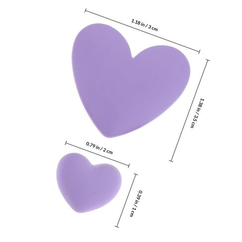 Veemoon 3pcs Adorable Resin Heart Cable Protector for Data Cables and Charger Plugs, Matte Frosted DIY Accessory with Versatile Sizes for Daily Use in Saudi Arabia
