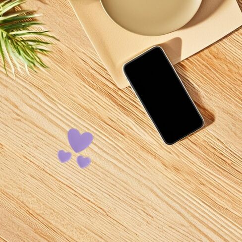 Veemoon 3pcs Adorable Resin Heart Cable Protector for Data Cables and Charger Plugs, Matte Frosted DIY Accessory with Versatile Sizes for Daily Use in Saudi Arabia