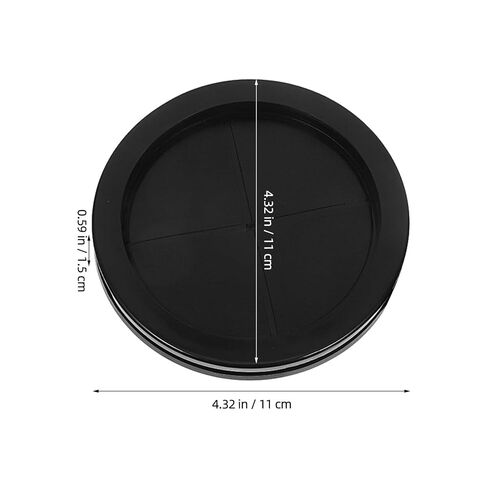 Luxshiny 12pcs Double Sided Rubber Cable Grommet for Desk and Furniture Use, Round Flexible Wire Protector with Maximum Cable Protection, Black Rubber Material for Electrical Wire in Saudi Arabia