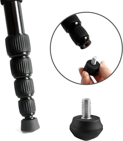 Tripod Rubber Leg Pads SLR Camera Tripod Pin Accessory 3/8 Inch Screw Rubber Footrest Foot Pads Foot for Electronics in Saudi Arabia