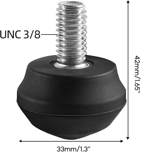 Tripod Rubber Leg Pads SLR Camera Tripod Pin Accessory 3/8 Inch Screw Rubber Footrest Foot Pads Foot for Electronics in Saudi Arabia