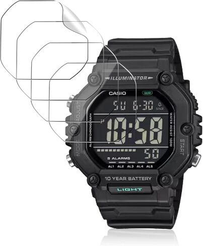 4 Pack Screen Protector for CASIO AE-1600HX-1BV Smartwatch, Soft TPU, HD Transparent, Bubble Free, Touch Sensitive in Kuwait