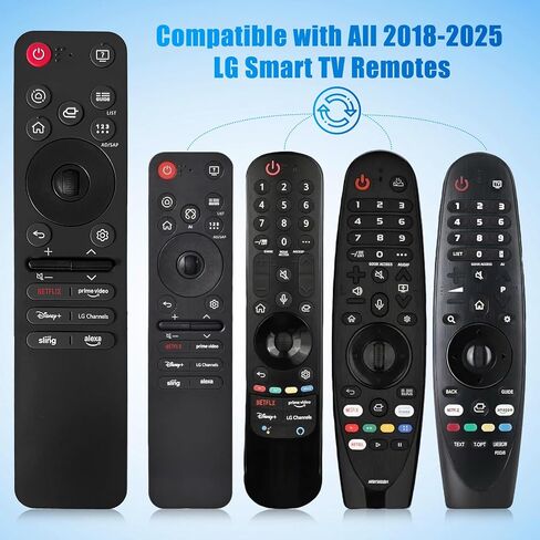 MR25GA for LG smart TV Remote Controls and Will Replace for LG TV Remote Controls from 2019 to 2025. Compatible with the AN-MR25GA/24GA/23GA/22GA applies to UHD OLED QNED NanoCell 4k8k (no Voice). in Saudi Arabia