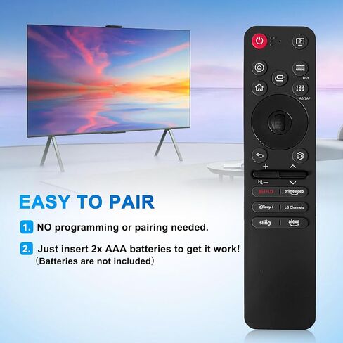 MR25GA for LG smart TV Remote Controls and Will Replace for LG TV Remote Controls from 2019 to 2025. Compatible with the AN-MR25GA/24GA/23GA/22GA applies to UHD OLED QNED NanoCell 4k8k (no Voice). in Saudi Arabia