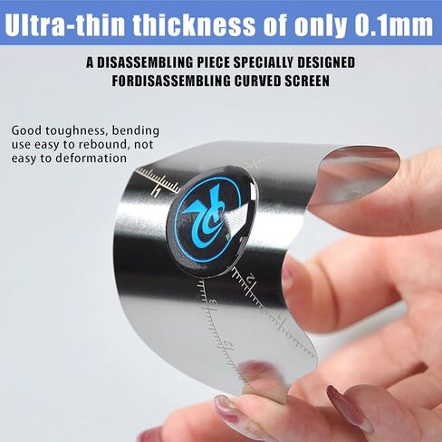 6PCS Ultra Thin 0.1mm Professional Elbow Pry Knife Repair Steel Opening Tool Repair Screen in Kuwait