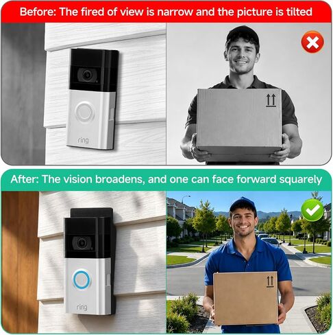 OLAIKE Vinyl Siding Mount for Ring Video Doorbell 2/3/3 Plus/4 & 2nd Gen in Saudi Arabia
