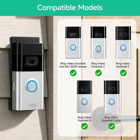OLAIKE Vinyl Siding Mount for Ring Video Doorbell 2/3/3 Plus/4 & 2nd Gen in Saudi Arabia