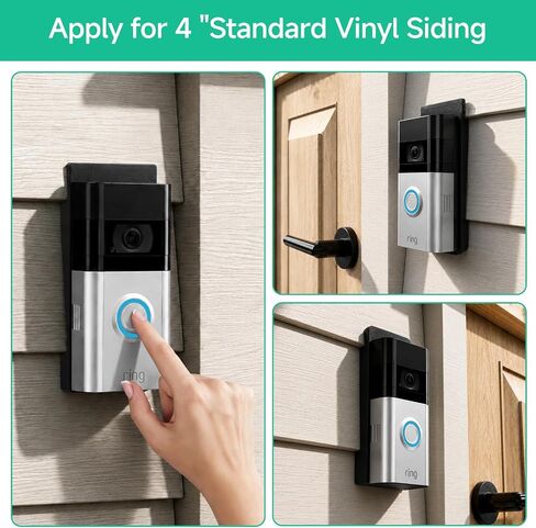 OLAIKE Vinyl Siding Mount for Ring Video Doorbell 2/3/3 Plus/4 & 2nd Gen in Saudi Arabia