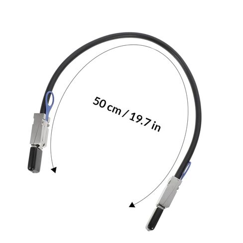 Alipis Mini SAS Sff-8088 to Sff-8088 26 Pin Cable 0.5 Meter for Server Data Storage System Controller Accessory in Saudi Arabia