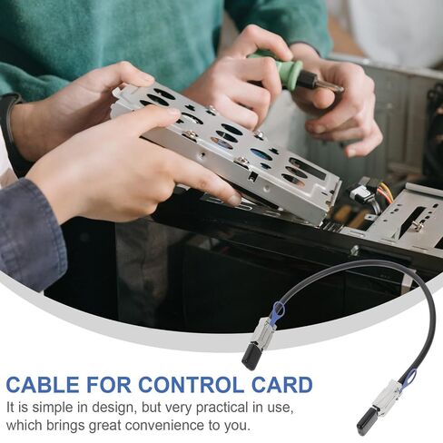 Alipis Mini SAS Sff-8088 to Sff-8088 26 Pin Cable 0.5 Meter for Server Data Storage System Controller Accessory in Saudi Arabia
