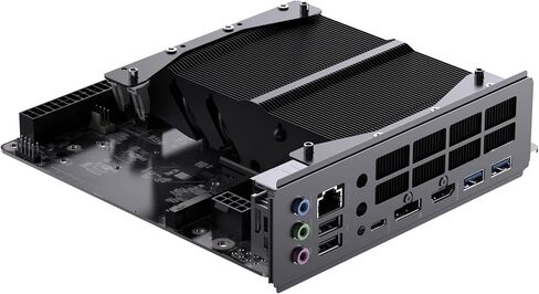 MINISFORUM Motherboard BD895i SE Mini ITX NAS Motherboard, AMD Ryzen 9 8945HX,16 C/32 T,PCIe 5.0 x16 Slot, Dual PCIe4.0 M.2 Support, DDR5,8K Triple Output(HDMI/DP/USB-C), RJ45 2.5G, USB 3.2 in Kuwait