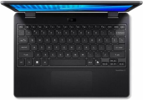 Acer TravelMate B3 Spin 12 TMB312R-31 TMB312R-31-C45D 12.2" Touchscreen Convertible 2 in 1 Notebook - WUXGA - 60 Hz - Intel N-Series N150-4 GB - 128 GB Flash Memory - English Keyboard - Black in Kuwait