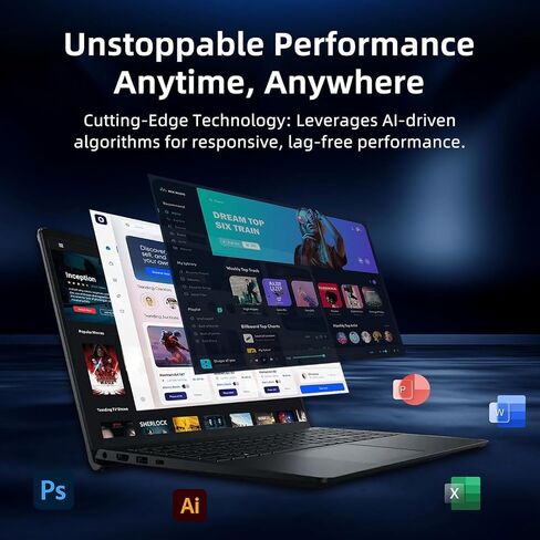 Dell Inspiron 15.6" FHD Touchscreen Laptop, 13th Gen Intel Core i5 (Beat i7-1250U), 32GB RAM, 1TB Storage (512GB PCIe SSD + 512GB External), Win 11 with MS Office, USB-C, Long Battery Life in Kuwait