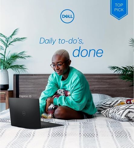Dell Inspiron 15.6" FHD Touchscreen Laptop, 13th Gen Intel Core i5 (Beat i7-1250U), 32GB RAM, 1TB Storage (512GB PCIe SSD + 512GB External), Win 11 with MS Office, USB-C, Long Battery Life in Kuwait