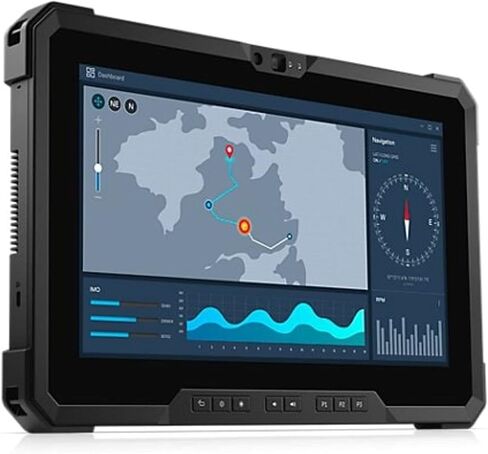 Dell Latitude Rugged Extreme 7220 Detachable 2-in-1 Laptop Tablet Touch | 11.6" 1920x1080 FHD | Core i5-8365U - 256GB SSD Hard Drive - 8GB RAM | 4 cores @ 4.1 GHz Win 11 Pro Black (Renewed) in Kuwait