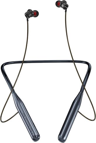 Q1s Plus Around The Neck Wireless Neckband Bluetooth Headphone with 6 Music EQ Modes,Magnetic Earbuds Workout Sport Earphone with Microphone,35H Playtime,Type C charging,Comfortable with Travel case in Kuwait