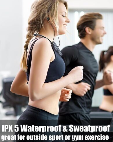 Q1s Plus Around The Neck Wireless Neckband Bluetooth Headphone with 6 Music EQ Modes,Magnetic Earbuds Workout Sport Earphone with Microphone,35H Playtime,Type C charging,Comfortable with Travel case in Kuwait